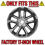 4pc 17 Inch Gloss Black Wheel Skins Set for Hyundai Santa Fe (2019–2020)