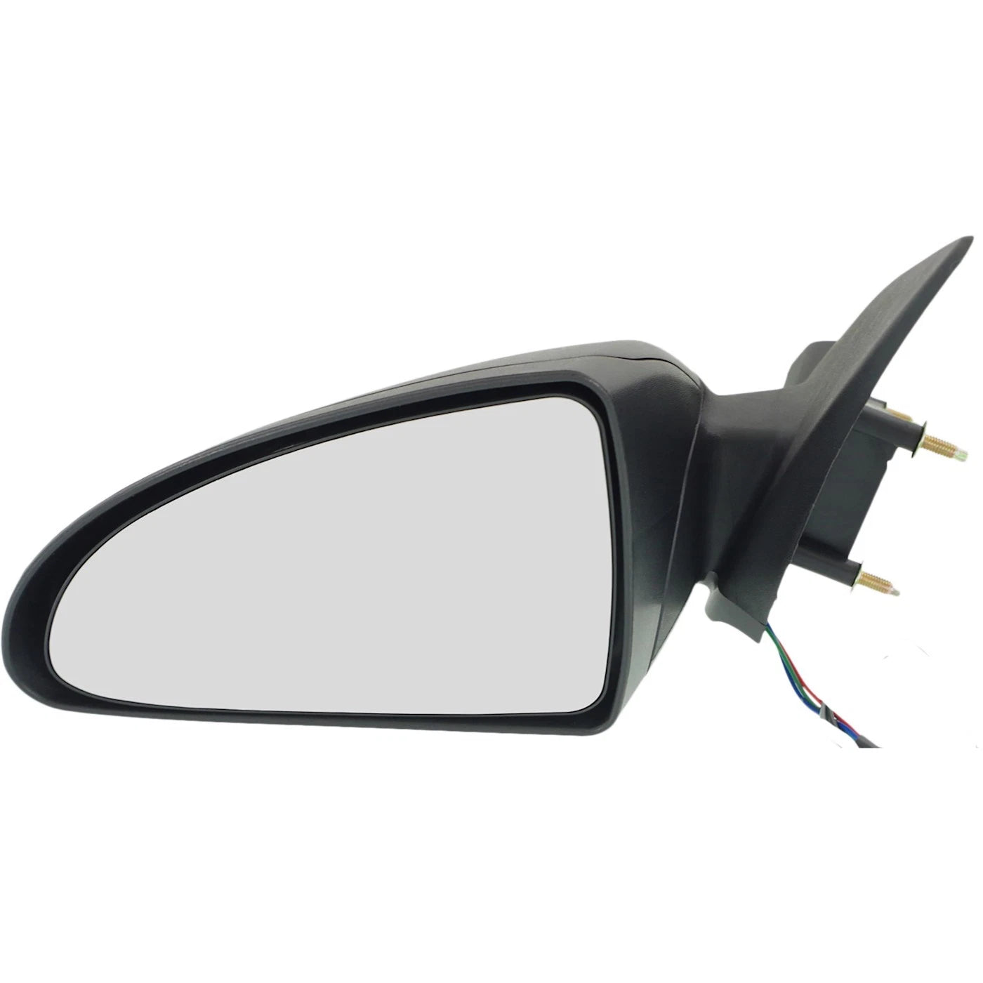 Set of 2 Power Mirrors for Chevrolet Malibu (2004–2008) Black Manual Folding
