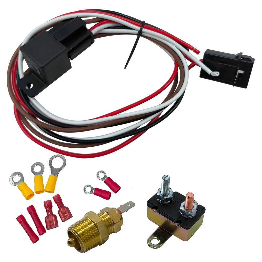 Electric Radiator Cooling Fan Relay Kit for Universal Applications