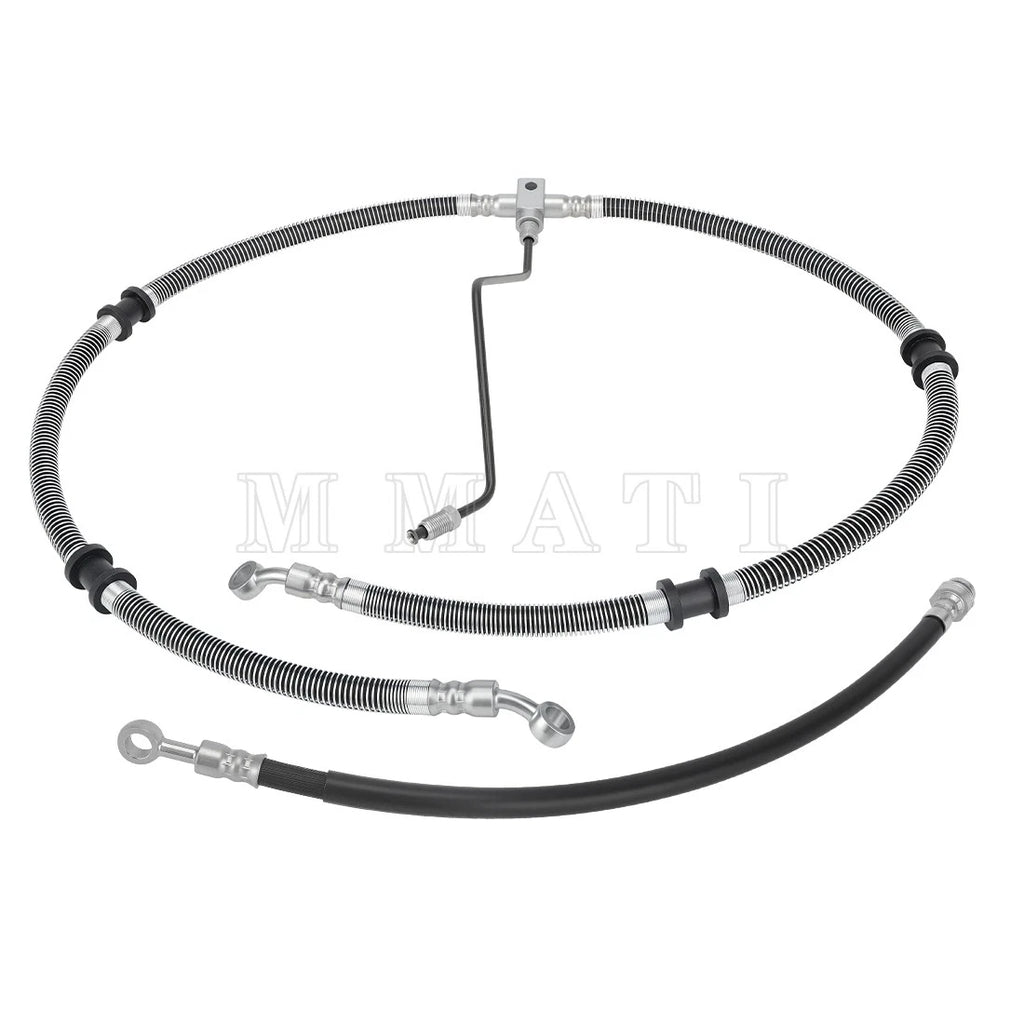 Front Brake Line Pipe Kit for Yamaha Grizzly Bruin Kodiak 350 400 (2000–2006)