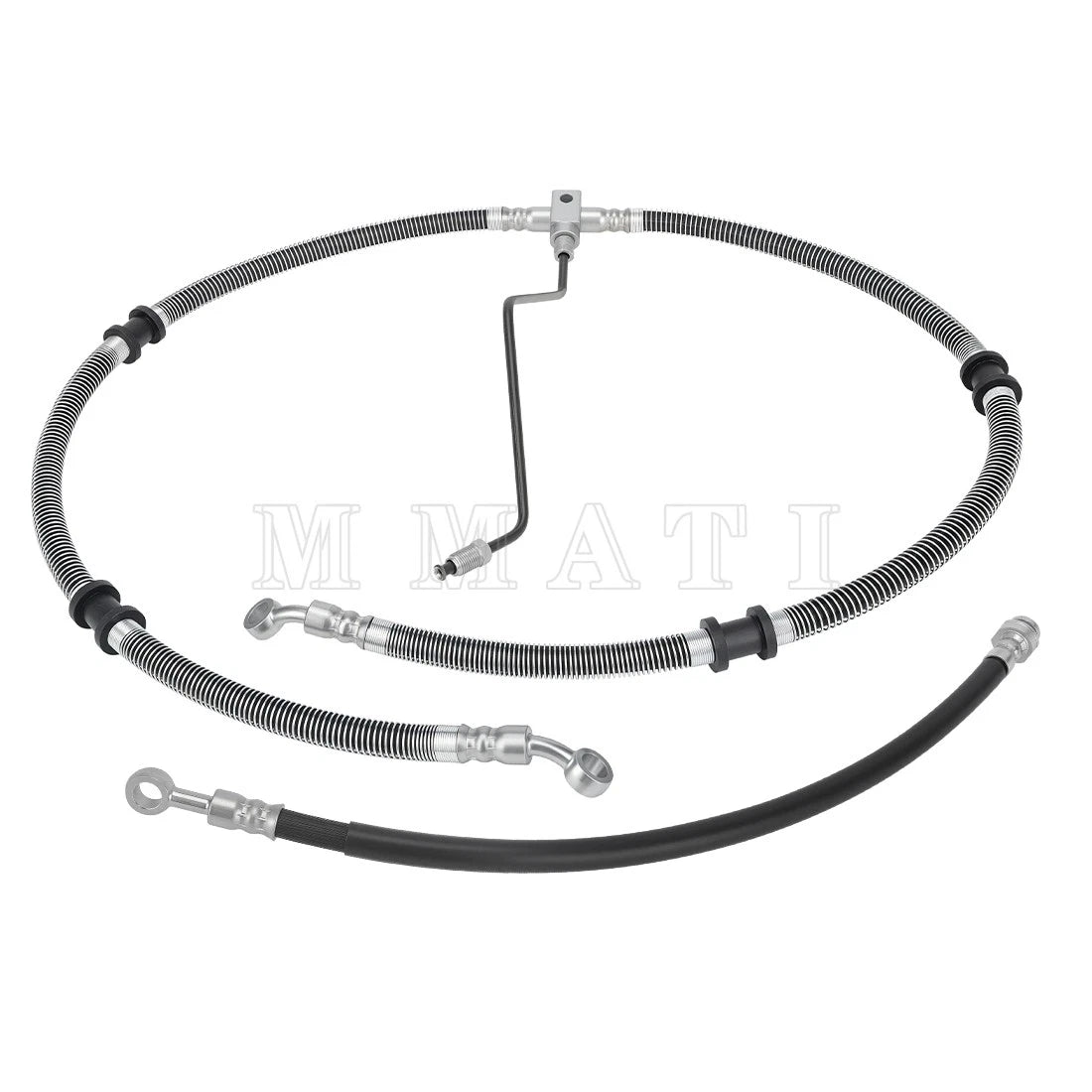 Front Brake Line Pipe Kit for Yamaha Grizzly Bruin Kodiak 350 400 (2000–2006)