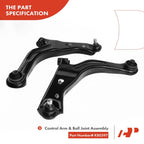 Set of 4 Front Control Arms with Ball Joints for Ford Escape (2001–2004)