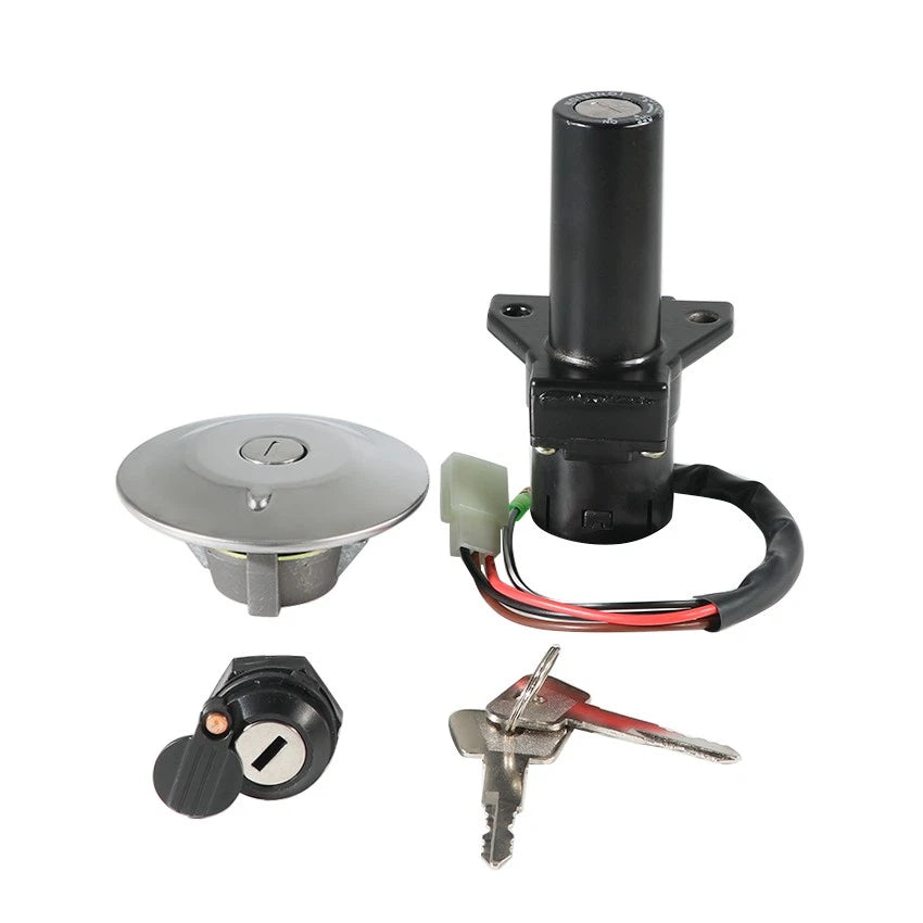 Fuel Gas Cap & Ignition Key Switch Seat Lock for Yamaha YBR125 (2005–2009)