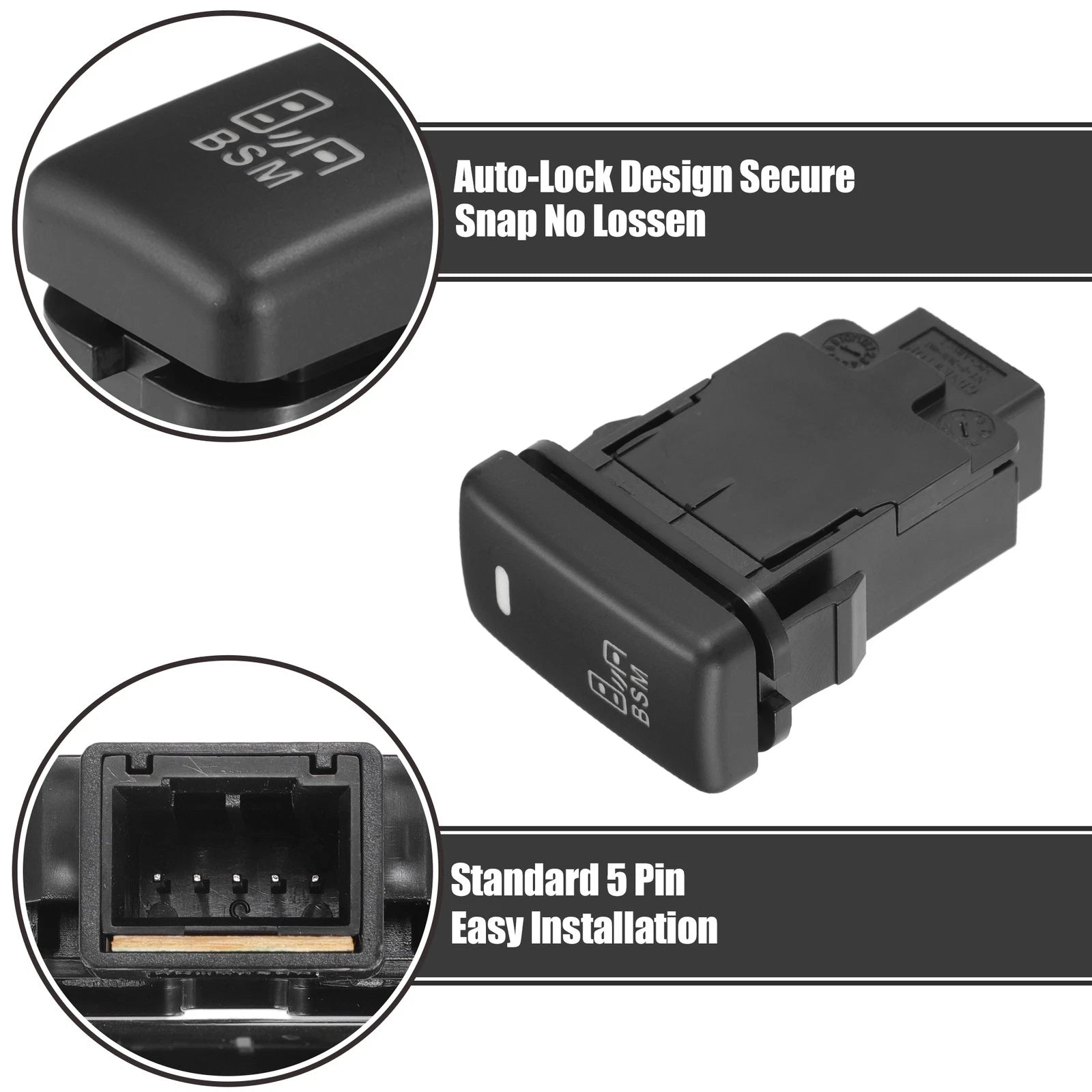 Port Switch BSM Blind Spot Monitoring for Toyota Alphard (2002–2008)