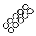 10-Pack Intake O Rings for HP Engine Models (270344S, 270349)