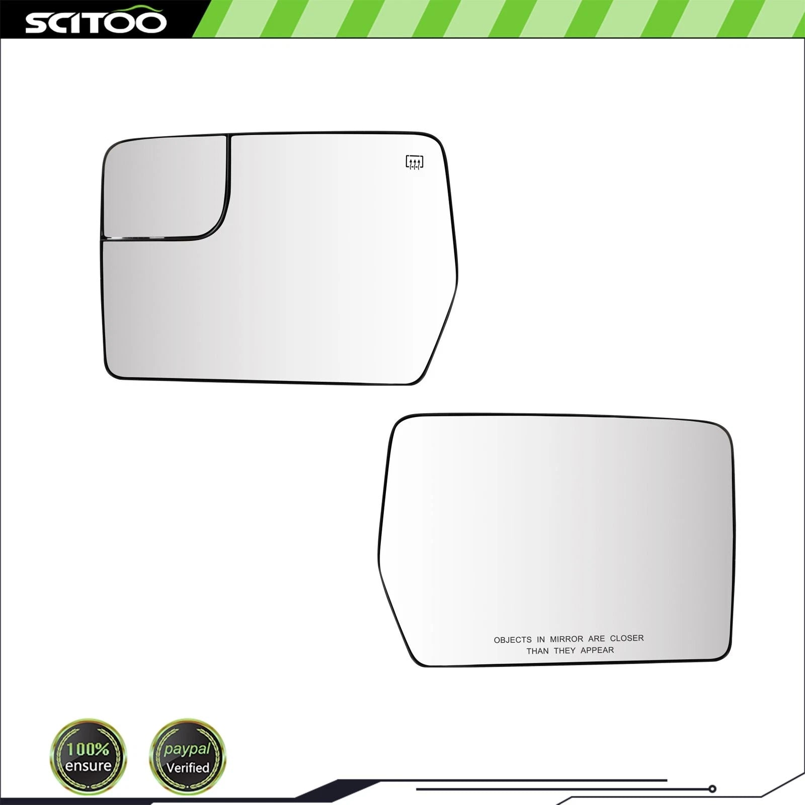 Heated Mirror Glass Pair for Ford F-150 (2011–2014)