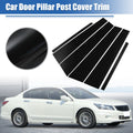 Glossy Black Door Window Pillar Post Covers for Honda Accord (2008–2012)