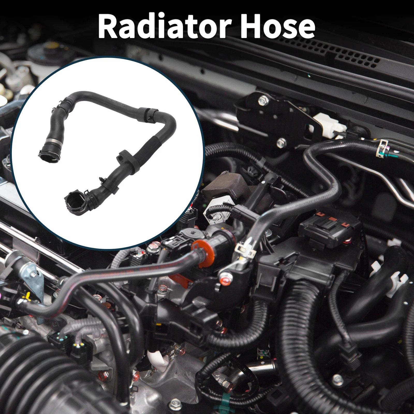 Radiator Hose Water Pipes for Volkswagen Sharan (2011–2016) Rubber Plastic