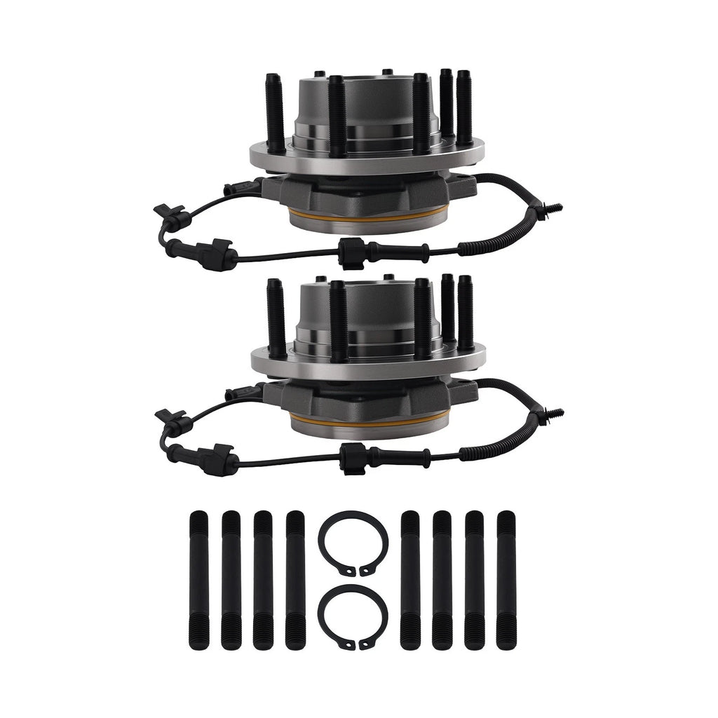 2X Front Wheel Hub for Ford F-250 F-350 Super Duty (2005–2010) WE515081 8 Bolt