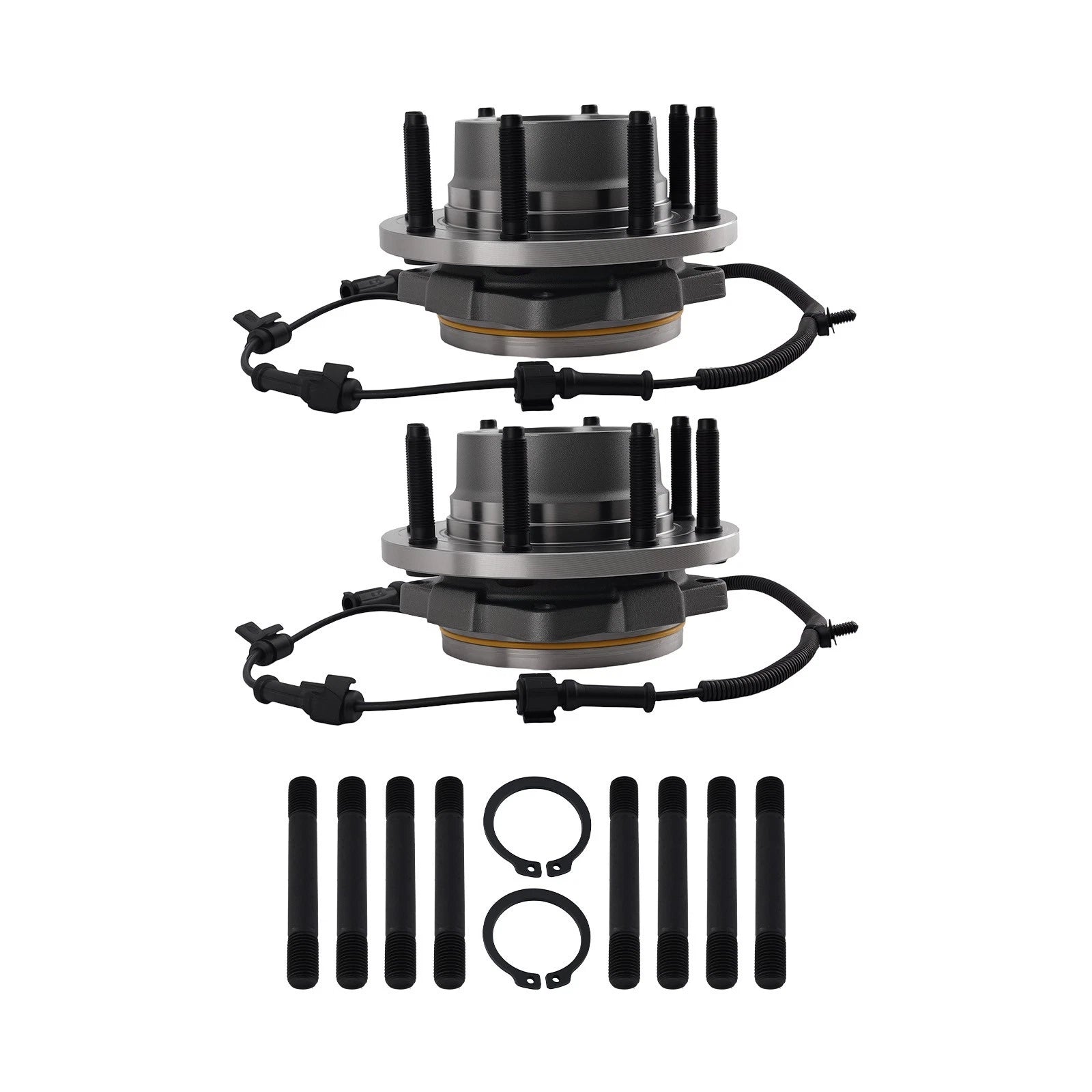 2X Front Wheel Hub for Ford F-250 F-350 Super Duty (2005–2010) WE515081 8 Bolt