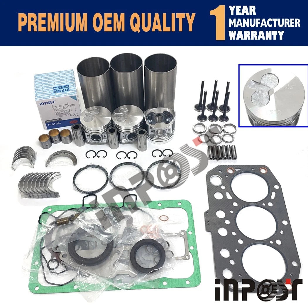 Overhaul Rebuild Kit TK370 TK3.70 for Thermo King Yanmar 370