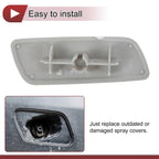 Front Left Washer Nozzle Cover for Lexus RX350 (2010-2013) - White 1 x Cap