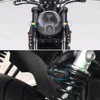 Set of 4 Mini LED Turn Signal Indicators for Universal Motorcycles
