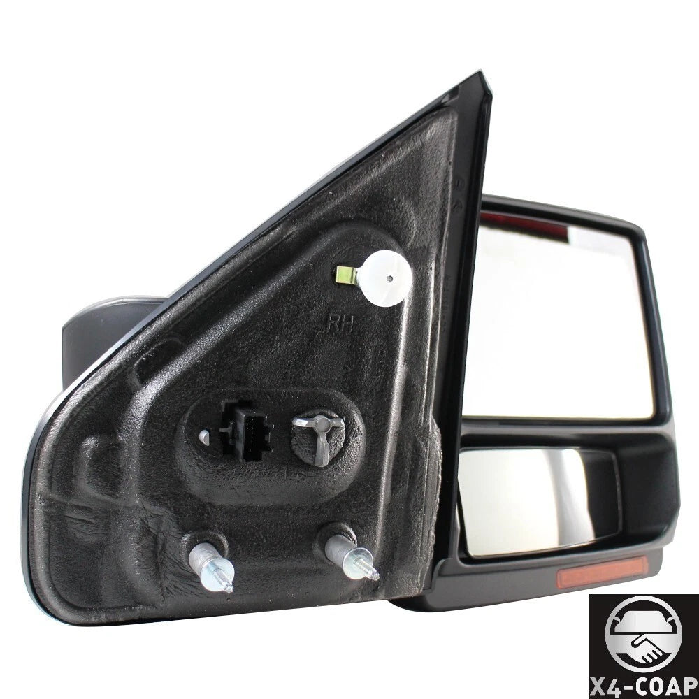 Door Mirror for Ford (2015–2021) FO1321369 Textured Black Right Passenger Side