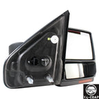 Door Mirror for Ford (2015–2021) FO1321369 Textured Black Right Passenger Side
