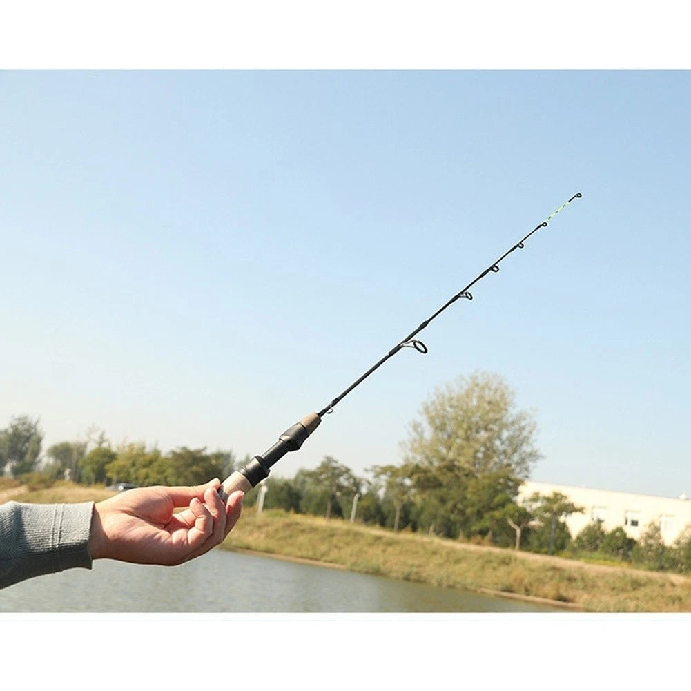 Carbon Fiber Ice Fishing Rod for Telescopic Shrimp Pole (60CM)