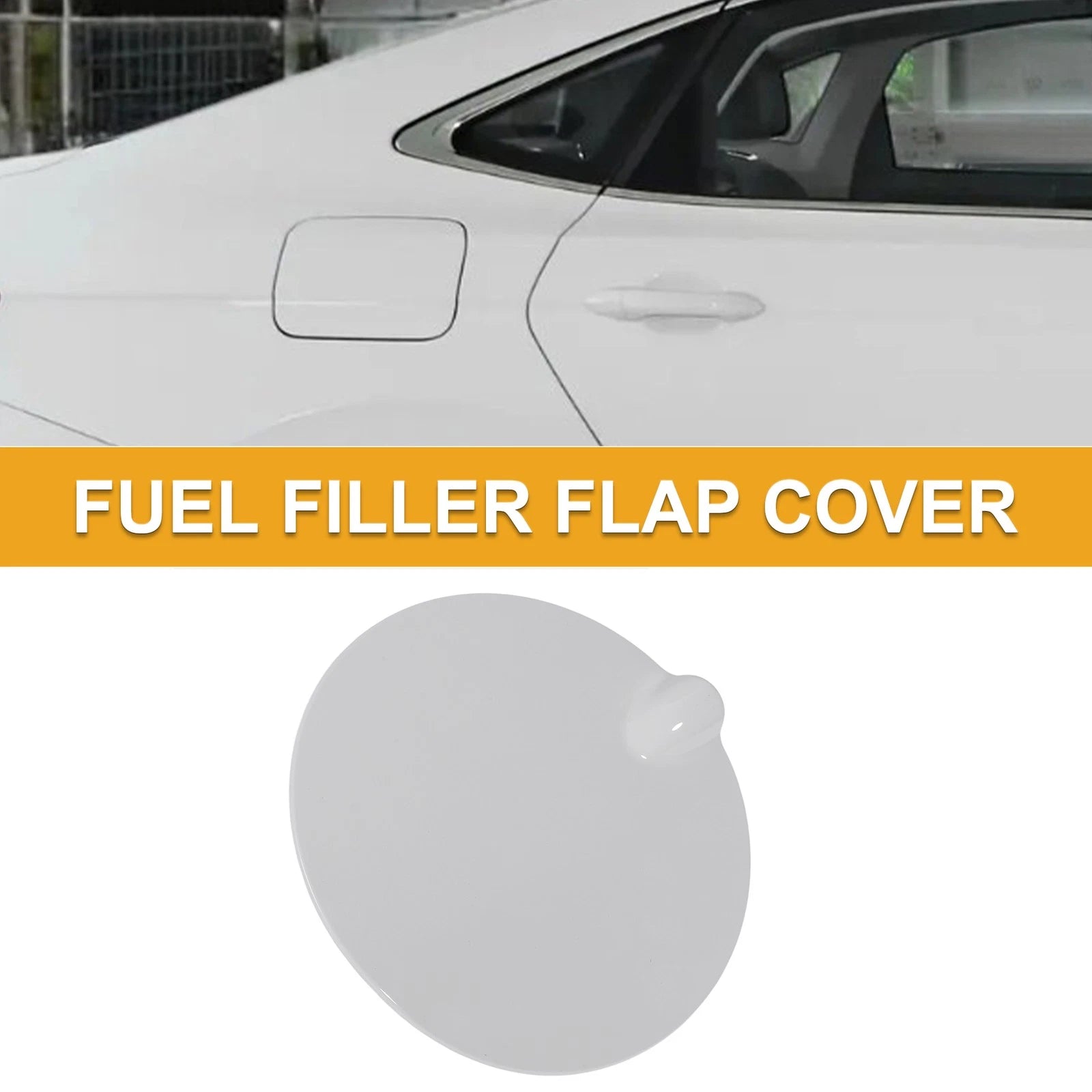 Fuel Tank Door Cap for Ford Focus MK2 MK3 (2008–2011) White