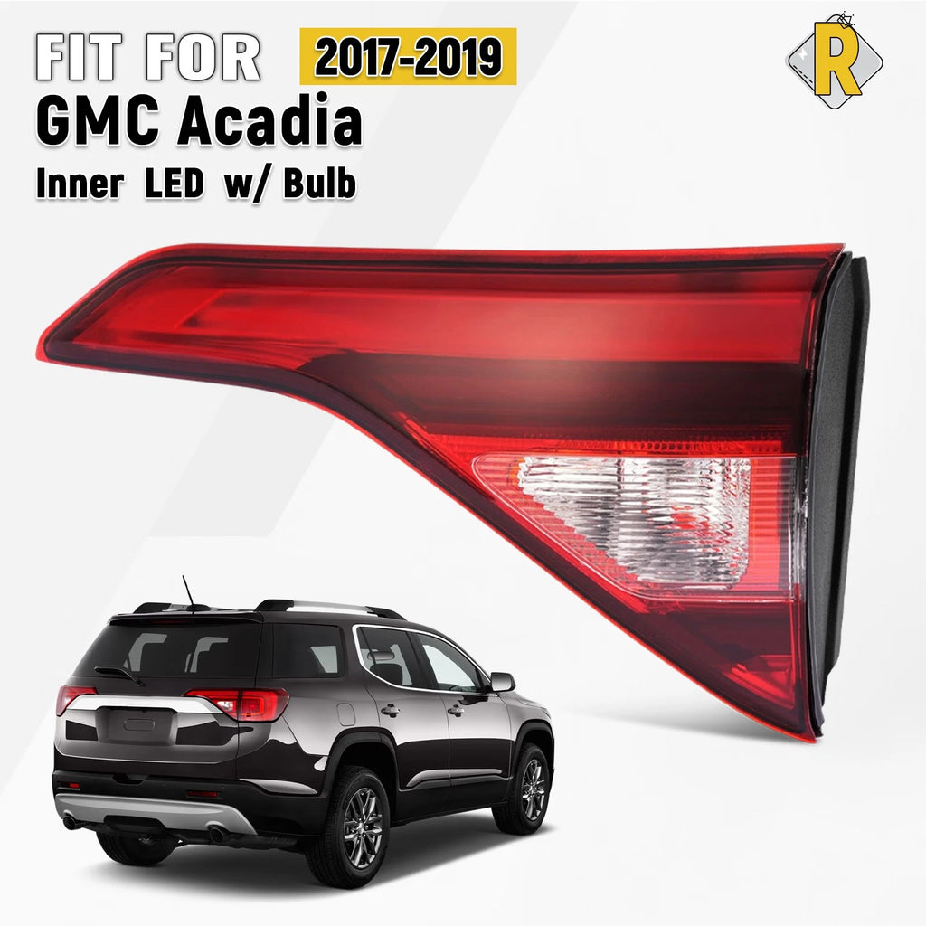 LED Inner Tail Light for GMC Acadia (2017–2019) Passenger Right Side, With Bulb
