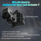 Rear Liftgate Door Lock Actuator Motor for Kia Forte (2014–2018) No. 81230A7500