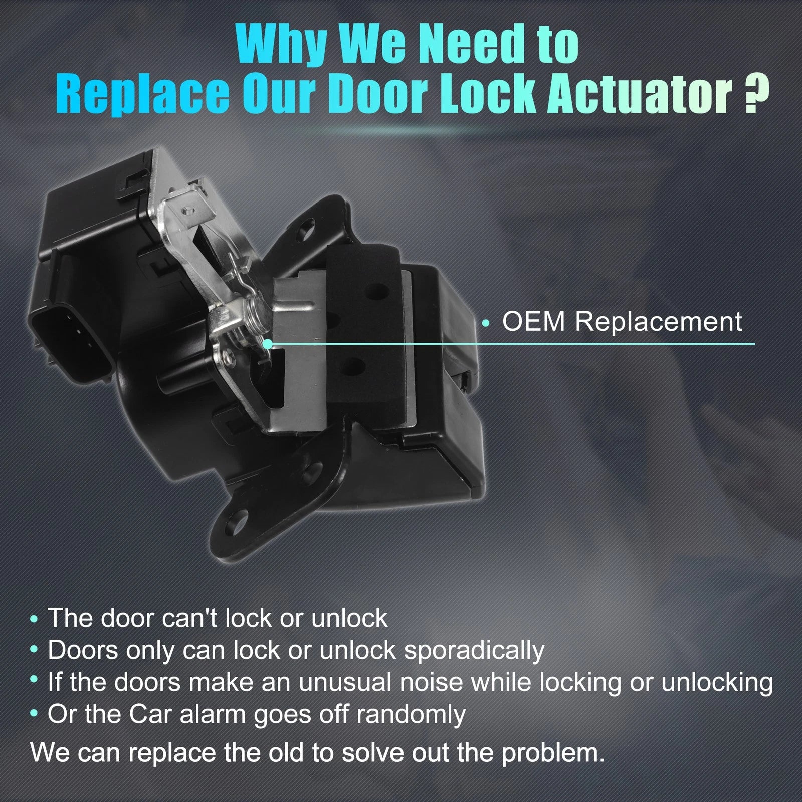 Rear Liftgate Door Lock Actuator Motor for Kia Forte (2014–2018) No. 81230A7500