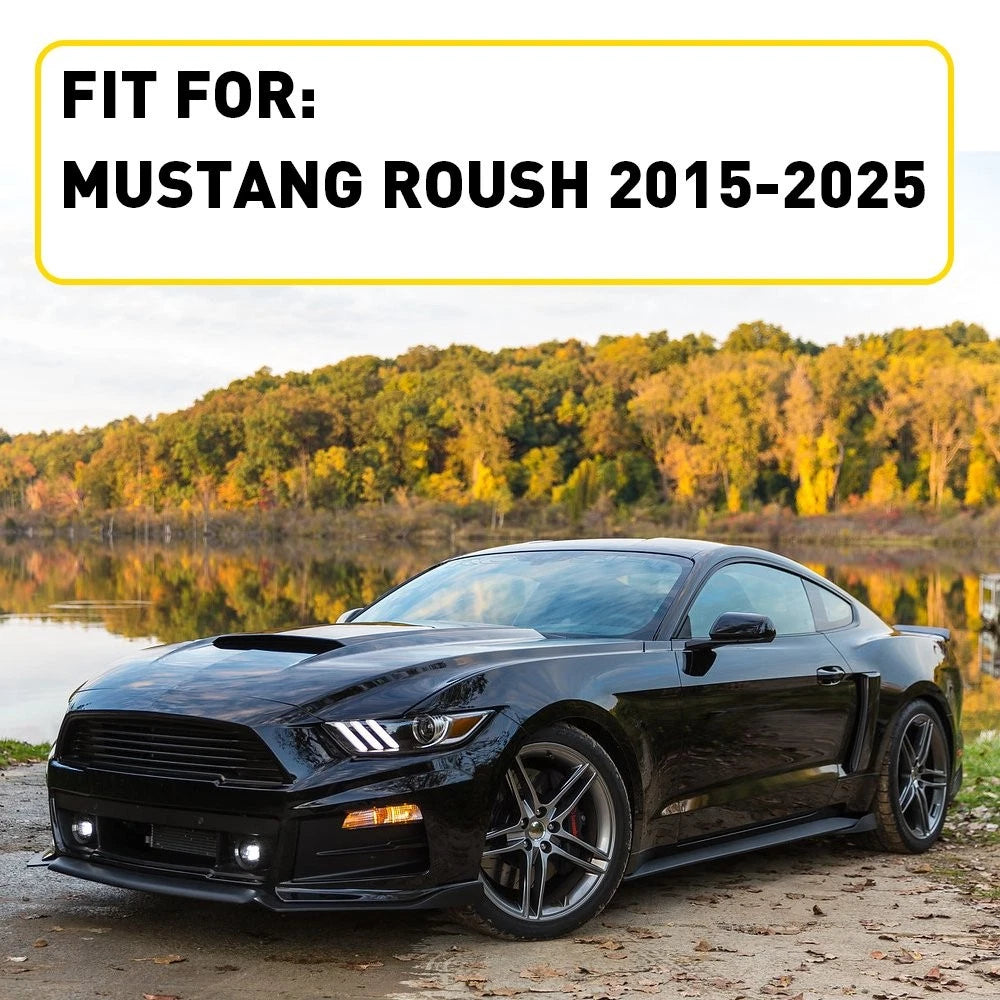 Side Skirt Extension Splitter with Winglet for Ford Mustang (2015–2023)