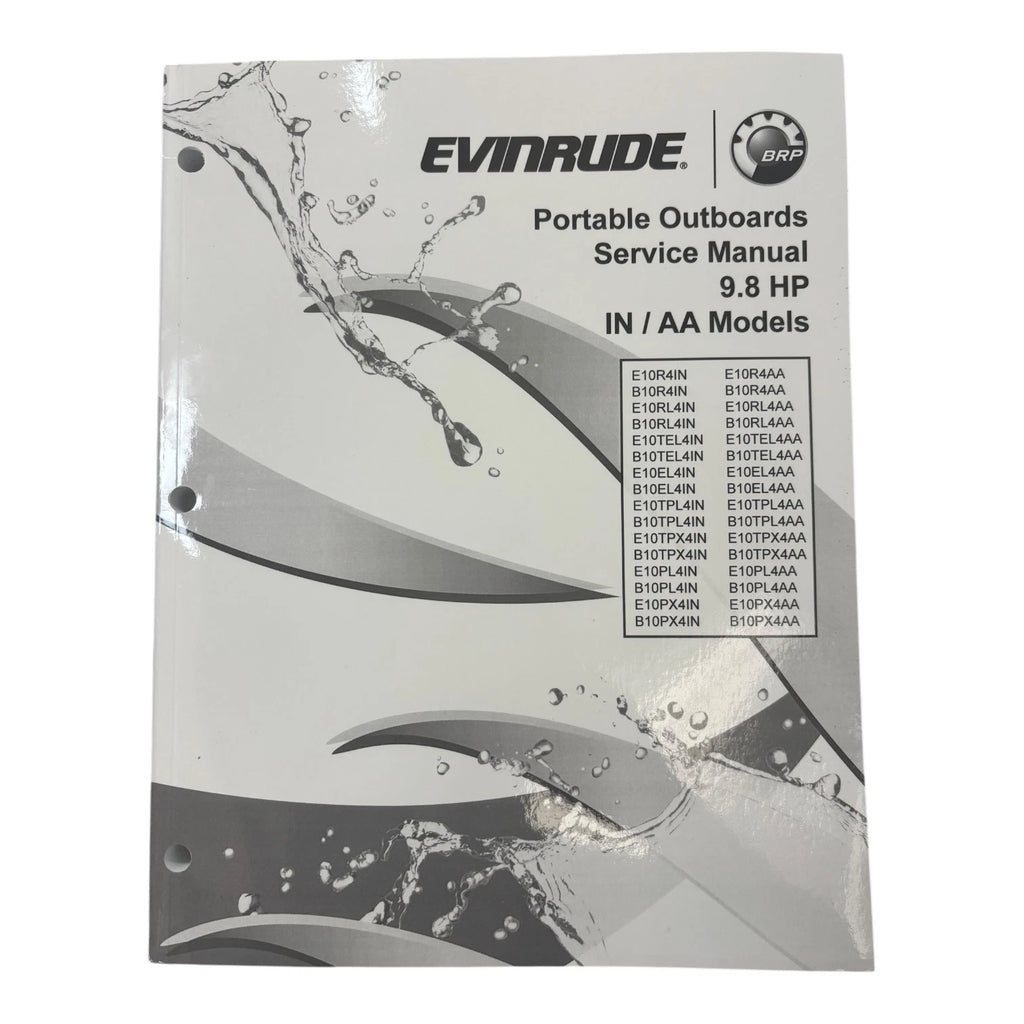 Service Manual for Evinrude 9.8 HP IN/AA Models (2012) - Part No. 5008851