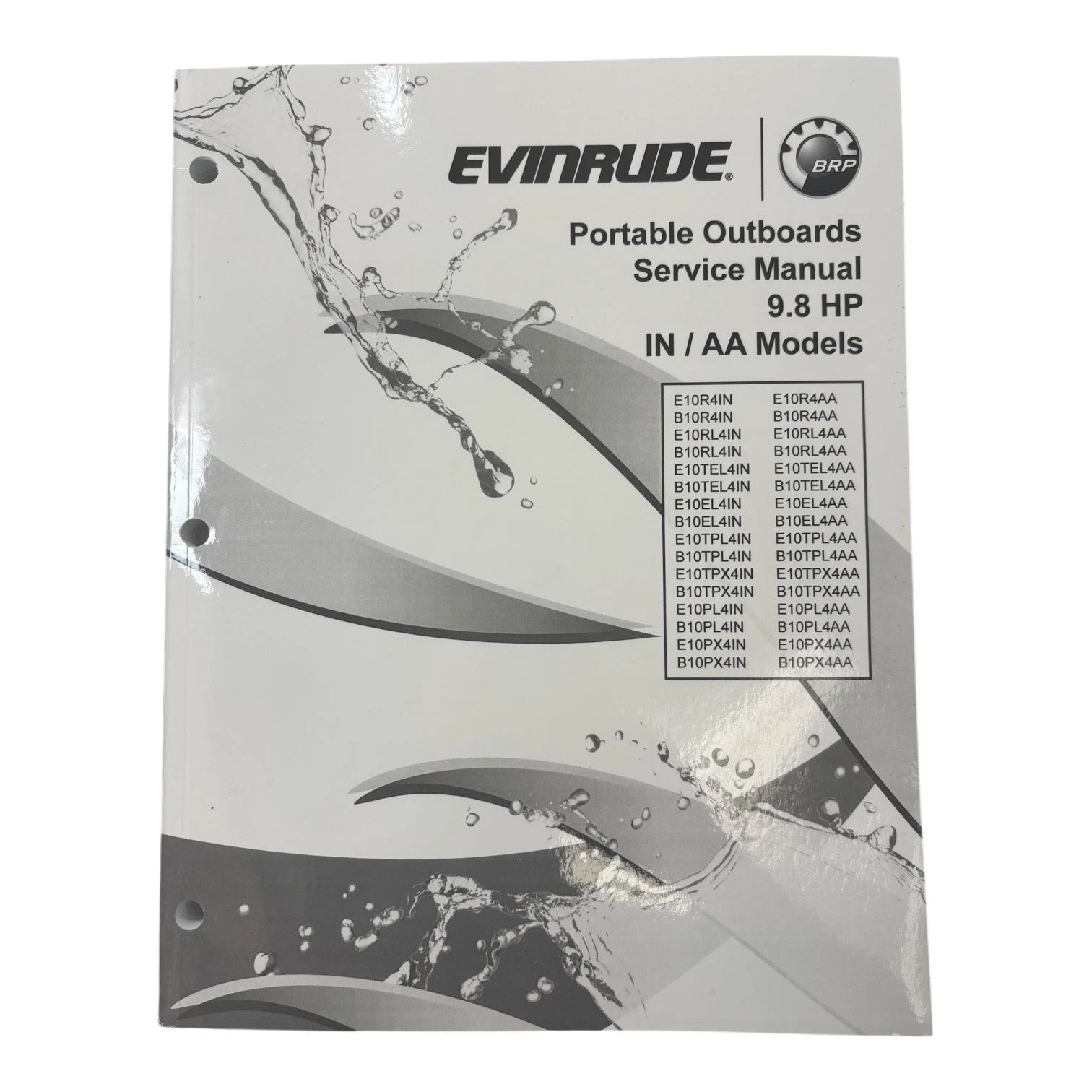Service Manual for Evinrude 9.8 HP IN/AA Models (2012) - Part No. 5008851