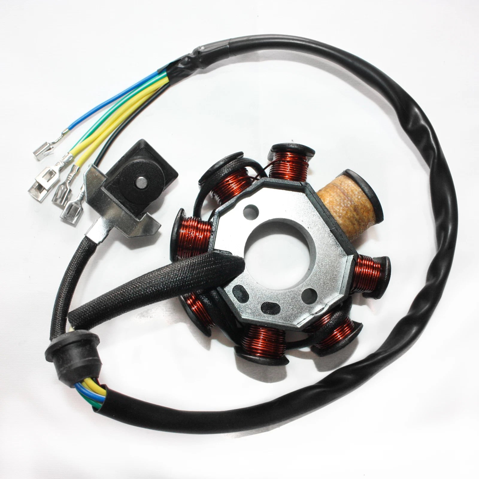 8 Poles Magneto Flywheel Stator for 150cc 200cc 250cc Engine ATV (PIT Quad)