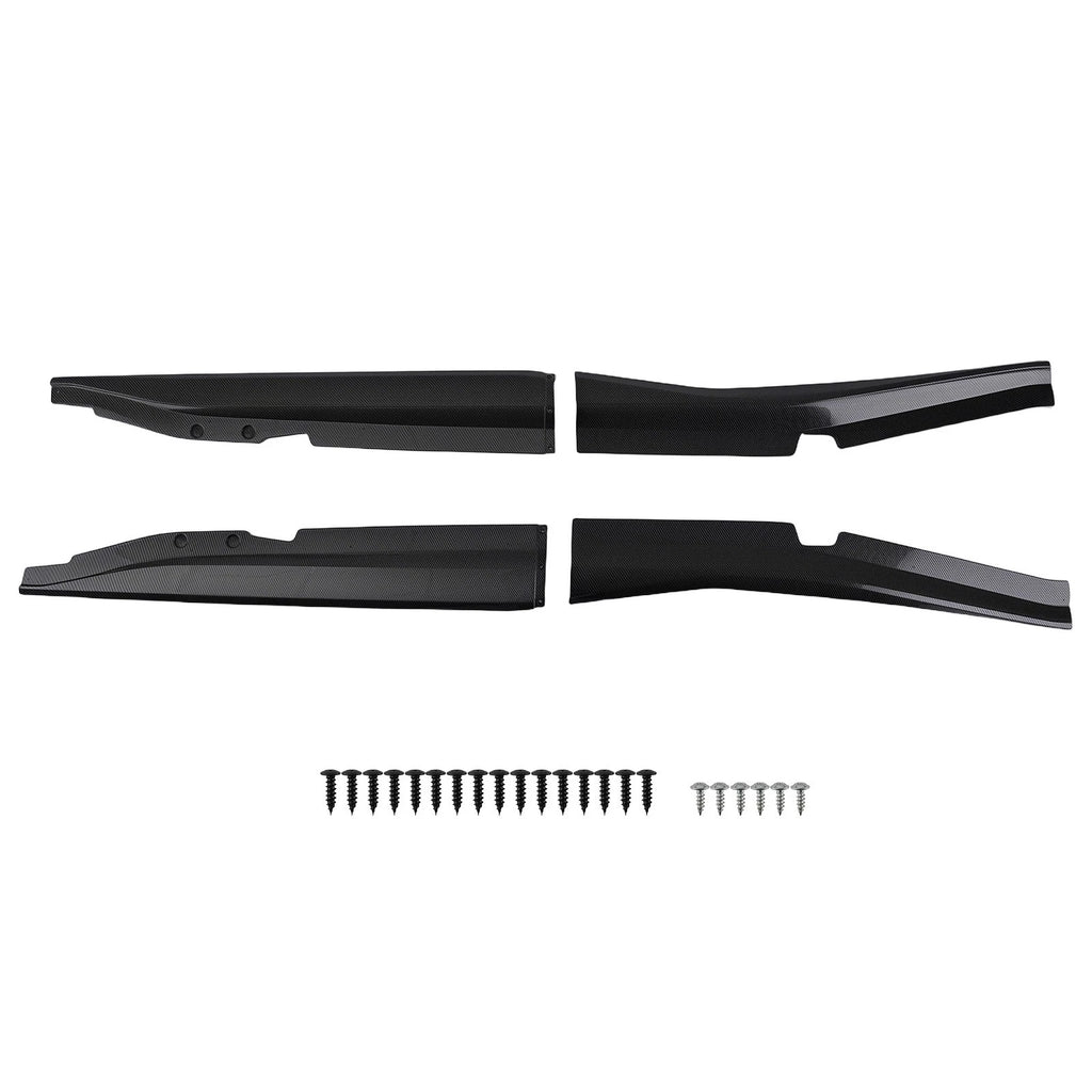Set of 2 Carbon Style Side Skirts for Chevy Corvette C7 Z06 (2014–2019)