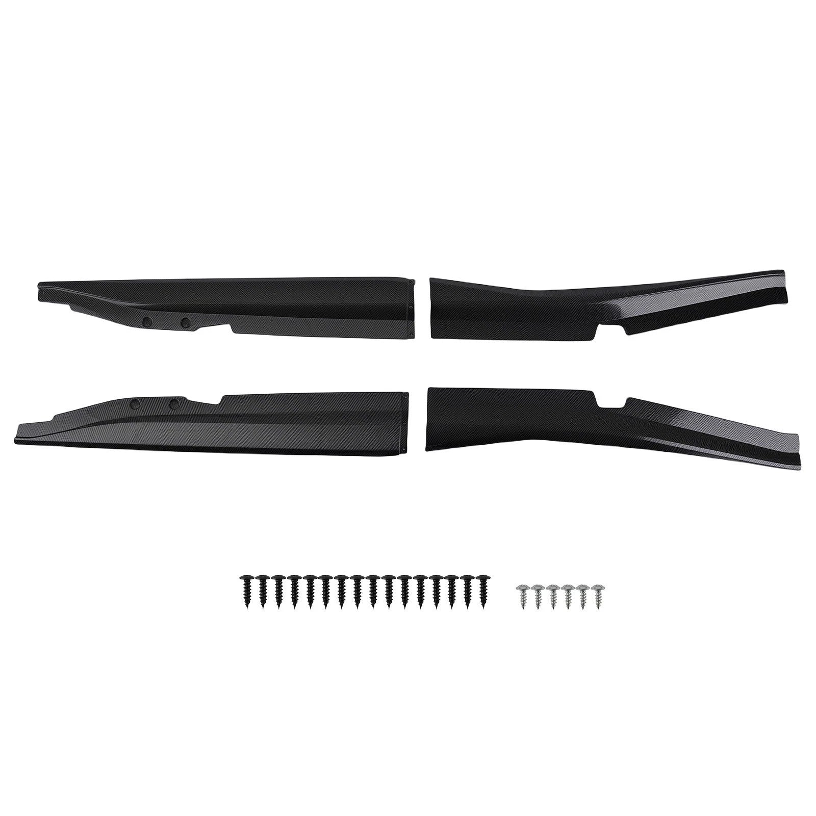 Set of 2 Carbon Style Side Skirts for Chevy Corvette C7 Z06 (2014–2019)