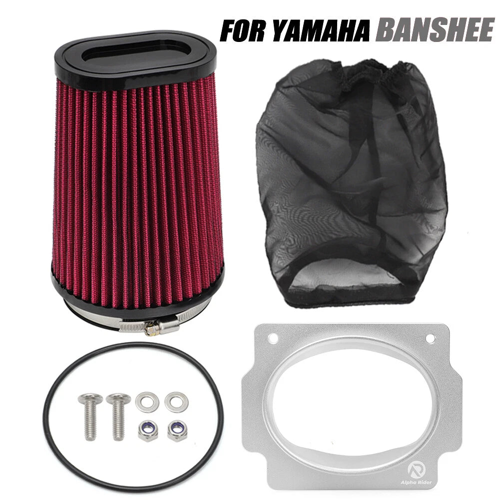 Pro Flow Airbox Adapter Air Filter Outerwear for Yamaha Banshee YZF350 (1987–2006)