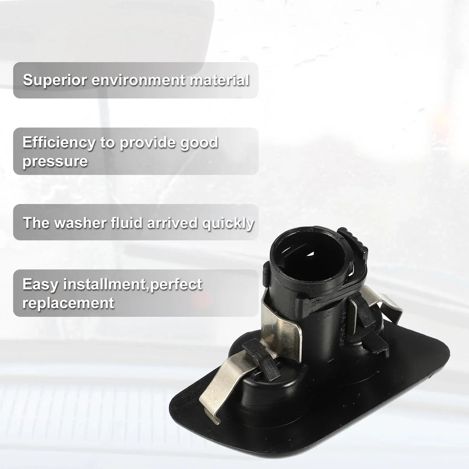 1 Pair Headlight Washer Nozzle for BMW 525i (2001 - 2003)