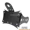 3/4��� Axle Side Mount License Plate Bracket for Old School Cruiser Bobber