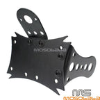 3/4��� Axle Side Mount License Plate Bracket for Old School Cruiser Bobber