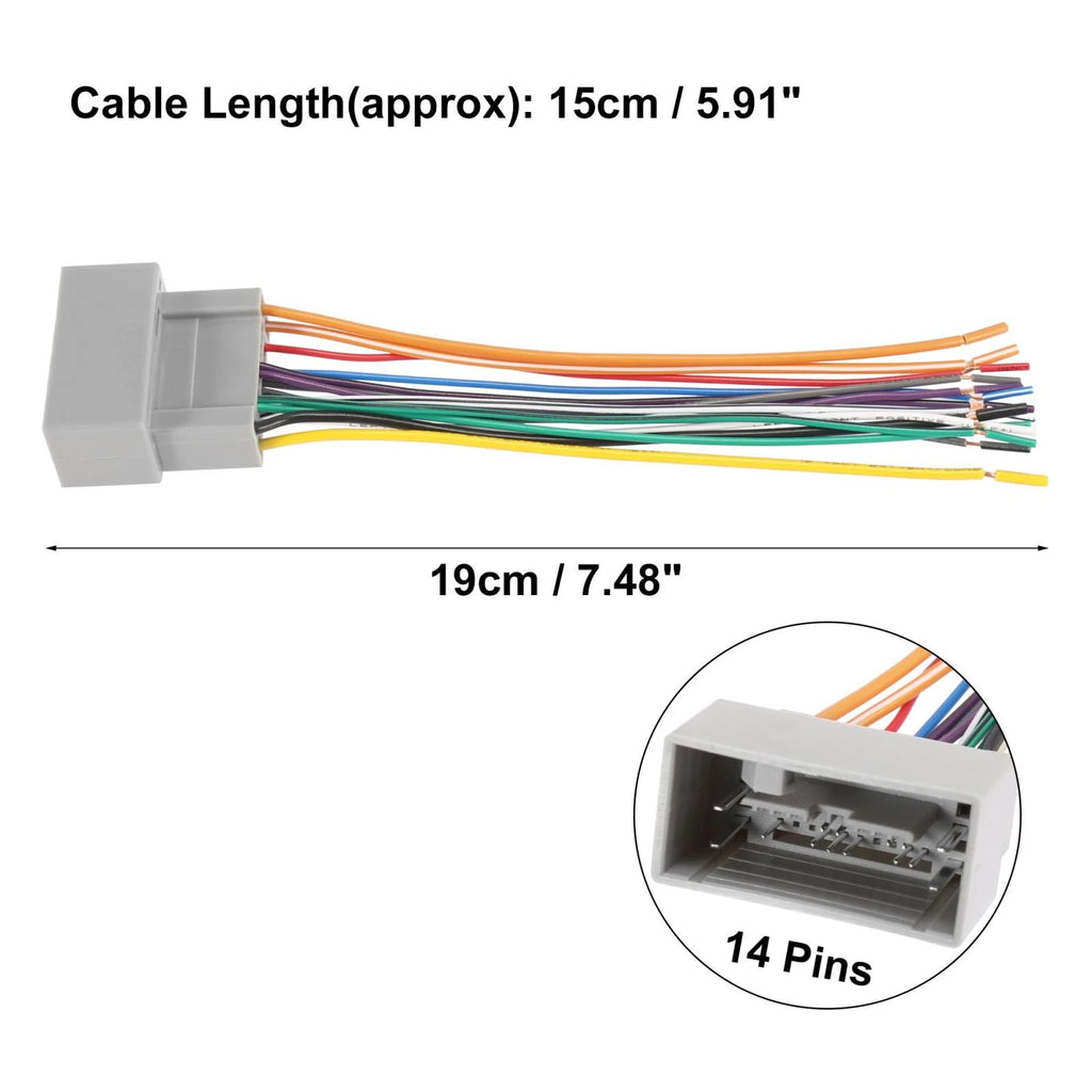 CD Player Wiring Harness for Honda City, Crider, Accord, Fit, CRV (70-1729)