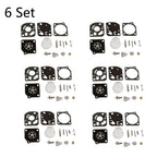 Set of 6 Carb Gasket Kit for ZAMA C1U C1Q RB-47 (WeedEater)