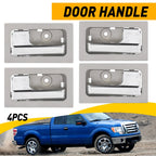 Set of 2 Interior Door Handles Platinum Chrome for F150 (2009â2014)