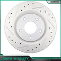 Front Drilled Brake Calipers & Rotors Set for Dodge Avenger (2008–2014)