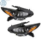 Set of 2 Halogen Headlights for Nissan Altima (2016–2018)