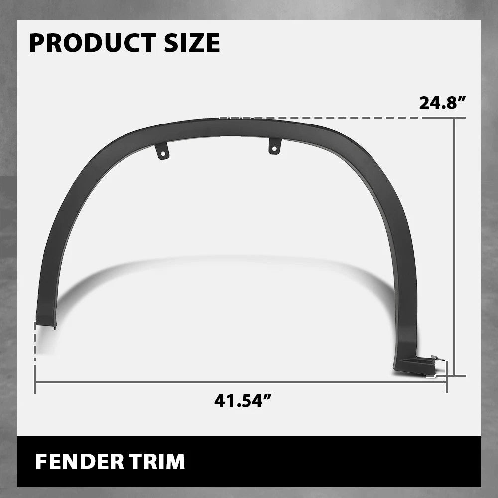 Front Fender Flares for Lexus RX350 RX450h (2019–2022)
