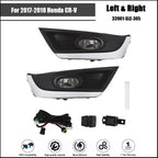 Fog Light Frame Kit for Honda CR-V (2017–2018)