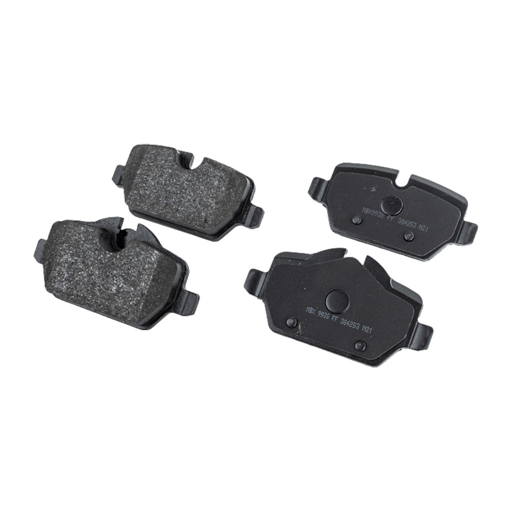 Set of 4 Rear NAO Brake Pads for Mini Cooper Countryman, Paceman