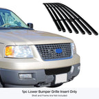 Lower Bumper Grille Insert for Ford Expedition (2003-2006) Stainless Black