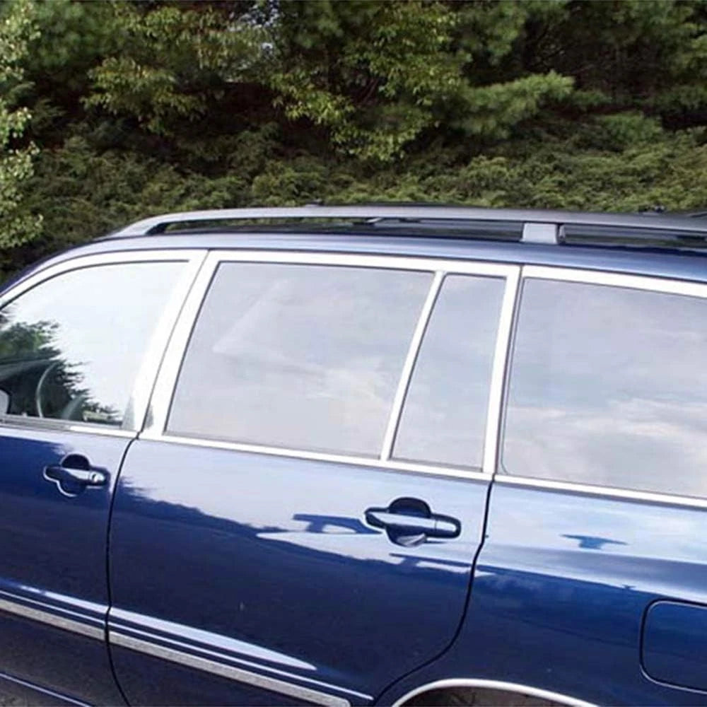 Luxury FX Chrome Window Package with Posts and Sill for Toyota Highlander (2001–2007)