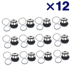 12PCS Fuel Filters + Caps for Ford F-Series E-Series 7.3L Powerstroke (1998–2003)