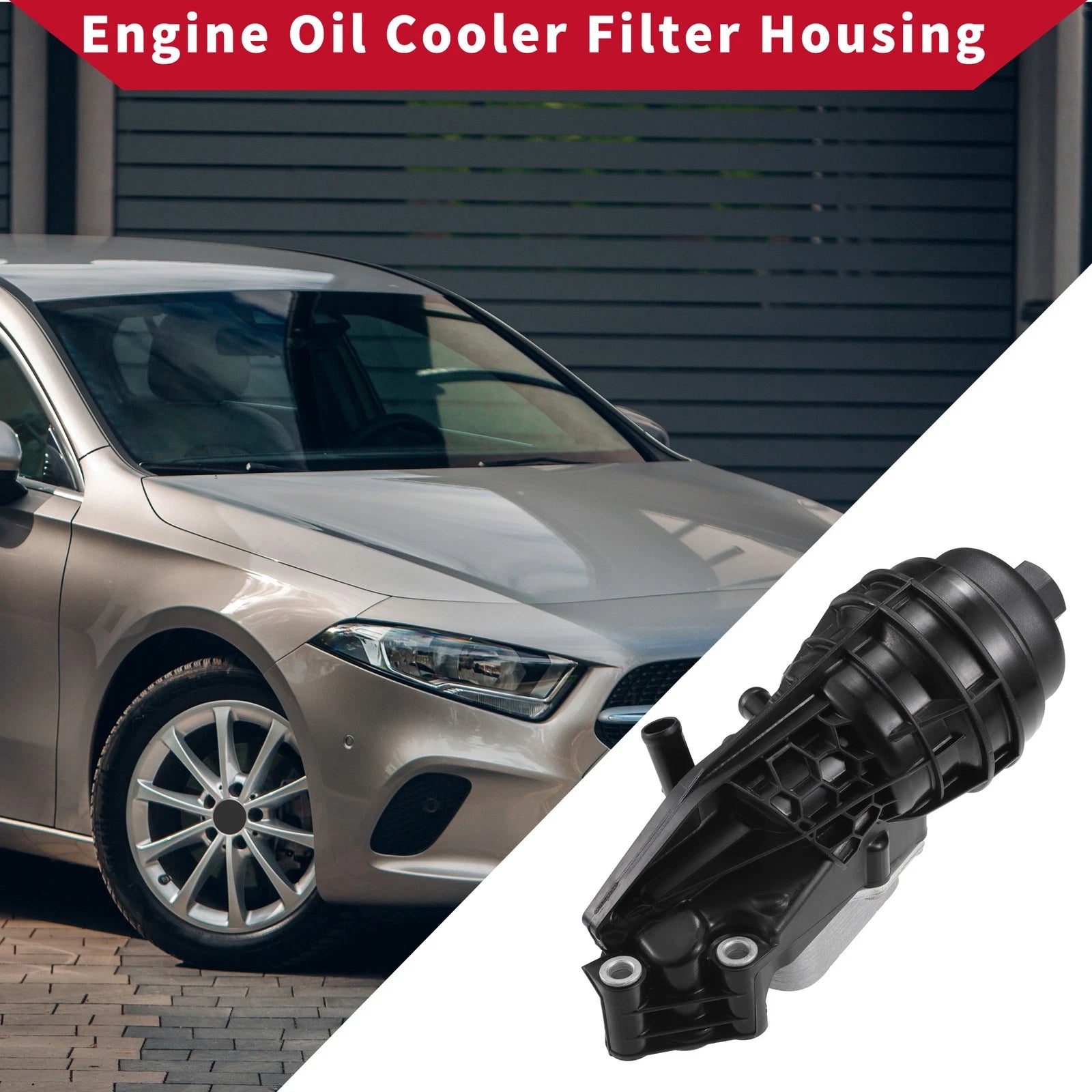 Oil Filter Housing with Seals for Mercedes-Benz CLA250 GLB250 (2019–2023) No.A2701800500