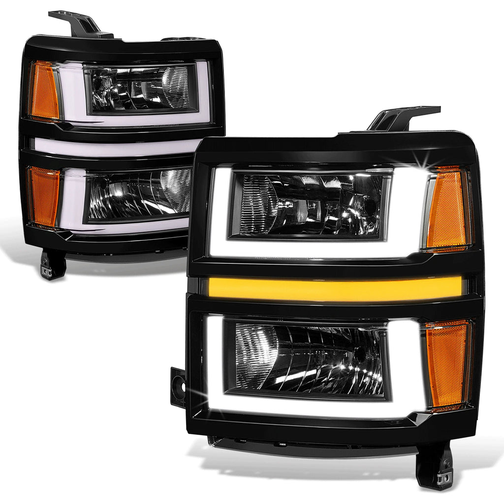 U-LED DRL Sequential Headlights for Chevrolet Silverado 1500 (2014–2015)