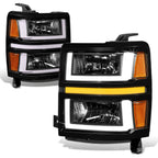 U-LED DRL Sequential Headlights for Chevrolet Silverado 1500 (2014–2015)