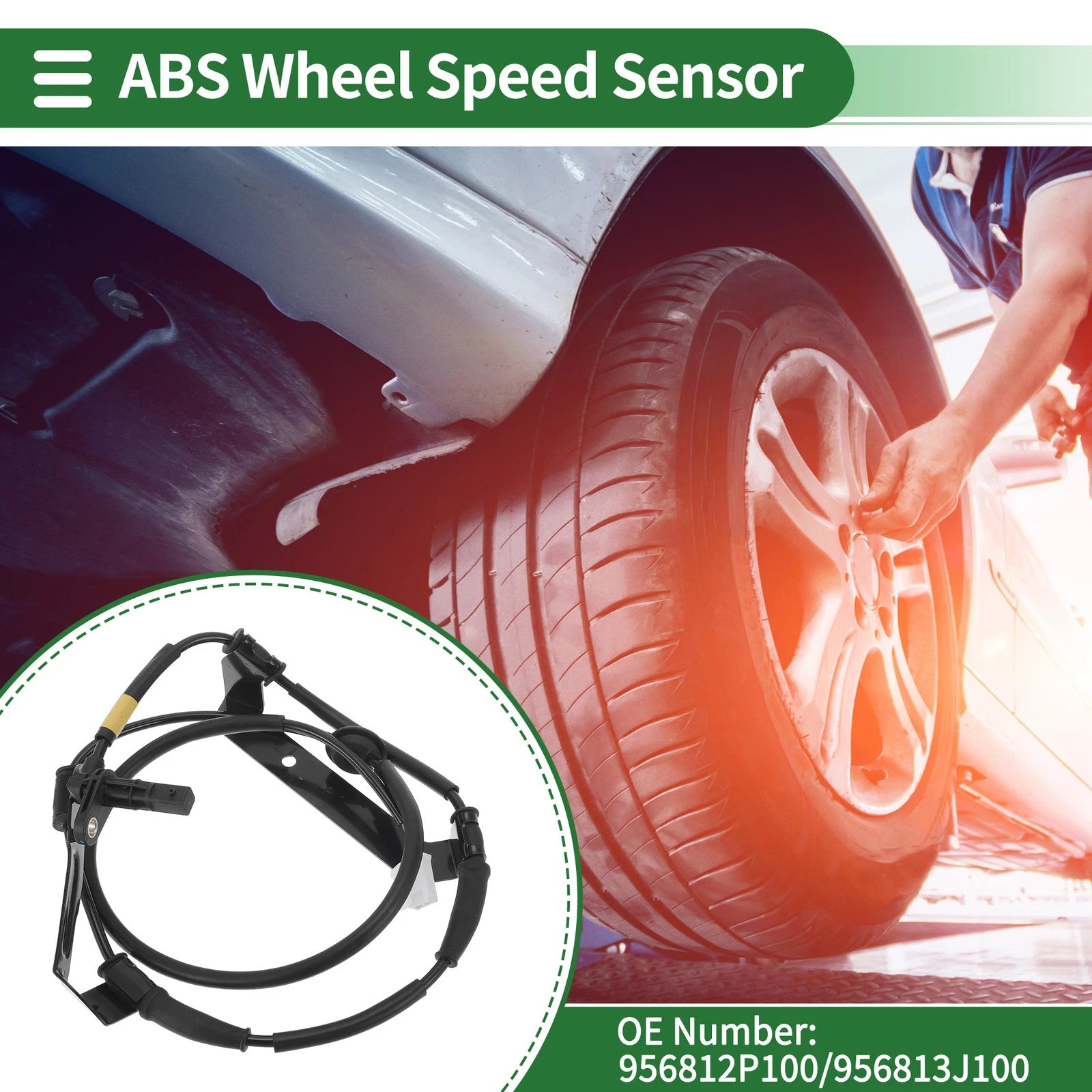 ABS Wheel Speed Sensor No. 956812P100 for Hyundai Veracruz (2012)
