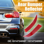 Pair Rear Bumper Reflector Strip Left Right for BMW X5 (2007-2013)